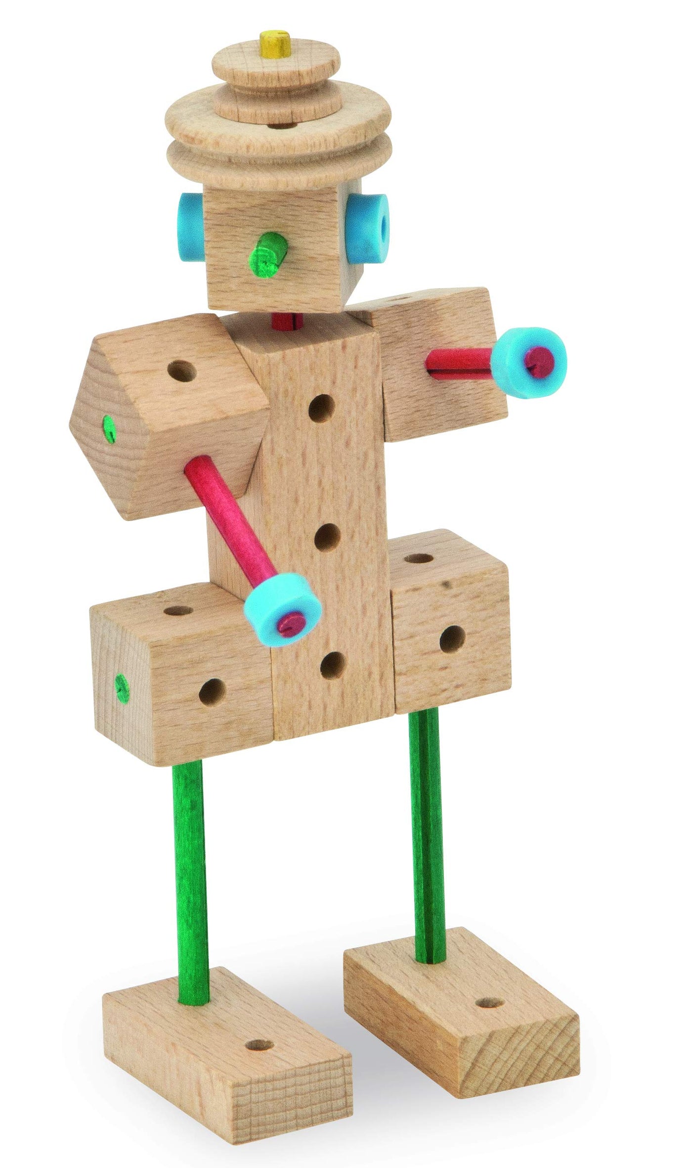 Matador 11318 E318 Baukasten, ab 5 Jahren, holzfarben, bunt