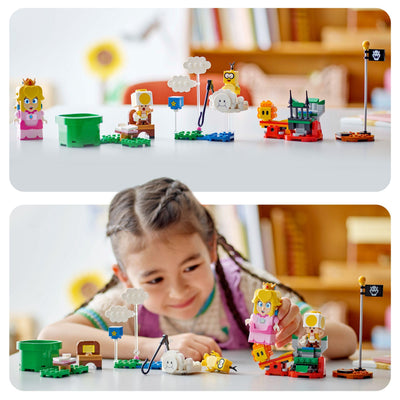 LEGO Super Mario Abenteuer mit der interaktiven Peach, Spielset für Kinder mit gelbem Toad, Nintendo Geschenk für Jungen, Mädchen und alle Gamer ab 6 Jahren 71441