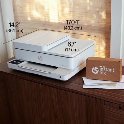 HP ENVY 6520e, Multifunktionsdrucker, 3 Monate gratis drucken mit HP Instant Ink inklusive, Drucken, Kopieren, Scannen, Mobiler Faxversand, Wi-Fi, Automatischer Vorlageneinzug, Touchscreen