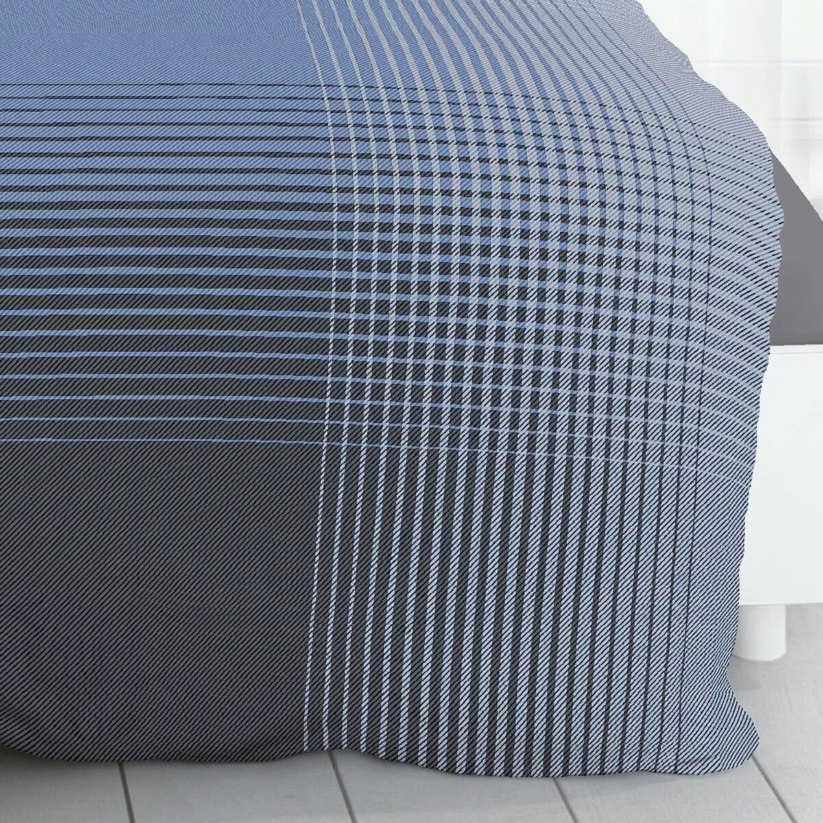 Kaeppel Mako-Satin Bettwäsche Master Taube, 1 Bettbezug 155 x 220 cm + 1 Kissenbezug 80 x 80 cm