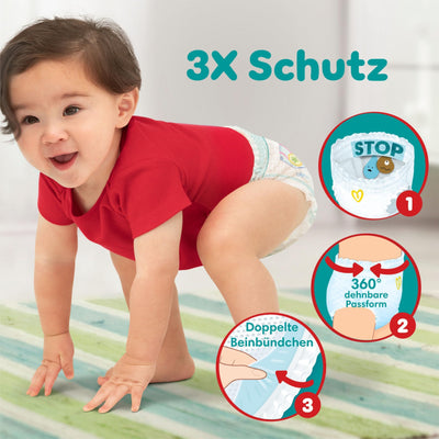 Pampers Windeln Pants Größe 5 Baby-Dry, 160 Windeln, 12kg-17kg, 360° Fit hilft, Auslaufen zu verhindern