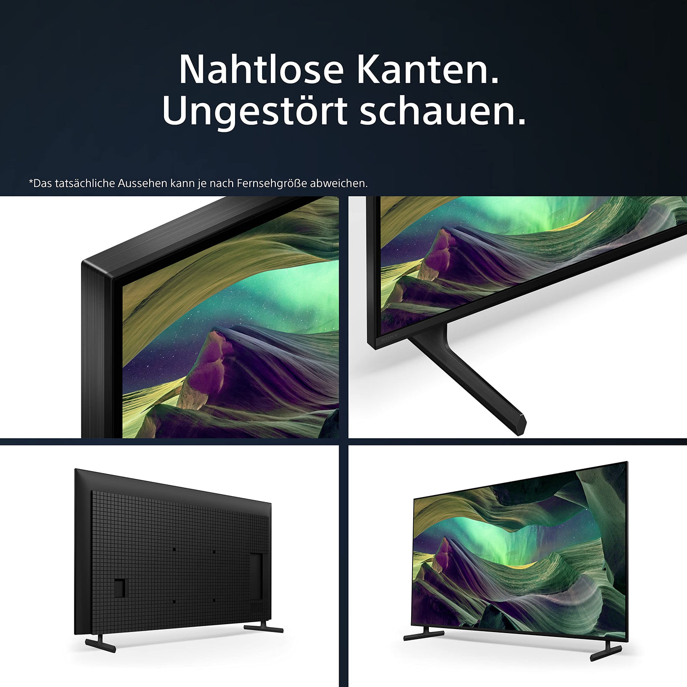 Sony BRAVIA, KD-65X85L, 65 Zoll Fernseher, Full Array LED, 4K HDR 120Hz, Google TV, Smart TV, Works with Alexa, BRAVIA CORE, TRILUMINOS PRO, HDMI 2.1, Gaming-Menü mit ALLM + VRR