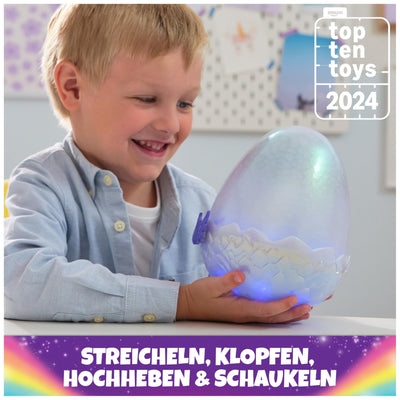 Hatchimals Alive Mystery Ei Draggle - magisches selbstschlüpfendes Ei ca. 25 cm groß mit interaktivem Überraschungs-Plüschtier, für Kinder ab 5 Jahren