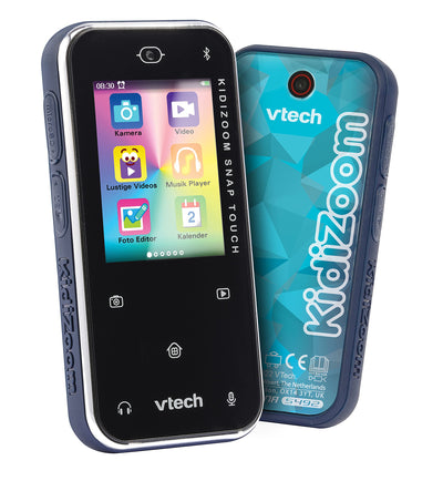 VTech KidiZoom Snap Touch – Kinderkamera im Smartphone-Format mit Touchscreen, Selfie- und Videofunktion, Effekten, Spielen und vielem mehr – Für Kinder von 6-12 Jahren