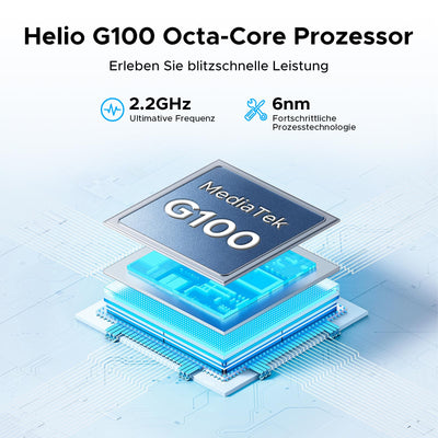 DOOGEE Tab E3 Max Android 15 Tablet 14 Zoll Gemini AI 13500mAh Helio G100 32GB RAM+256GB Tablet mit SIM Card Slot Octa Core Tablets mit Tastatur, Maus, Stift, Hülle, Schutzfolie Dual 4G LTE + 5G WiFi