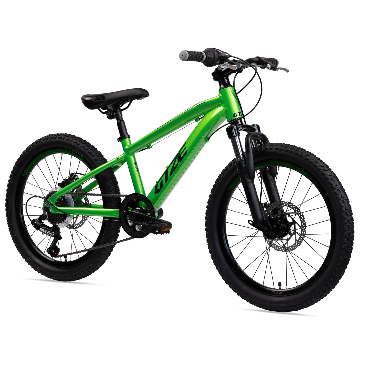 Goetze Sigma 20 x 2.10 Zoll Kinderfahrrad | MTB Hardtail | 6-Gang Kettenschaltung mit Drehgriff | Mechanische Scheibenbremsen | Aluminiumrahmen 11" | Federgabel | ab 115 cm Körpergröße