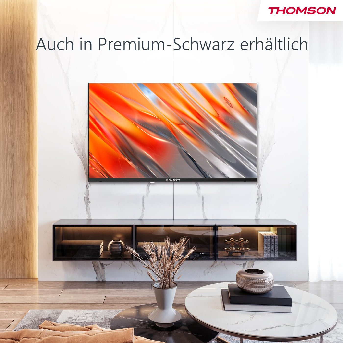 Thomson 40 Zoll (101 cm) LED Full HD Smart Android TV, Google Assistant, Wi-Fi, Dolby Digital, Bluetooth, Triple-Tuner (Kabel/Satellit/Antenne), HDMI, CI+, A+ Panel – 40FA2S13