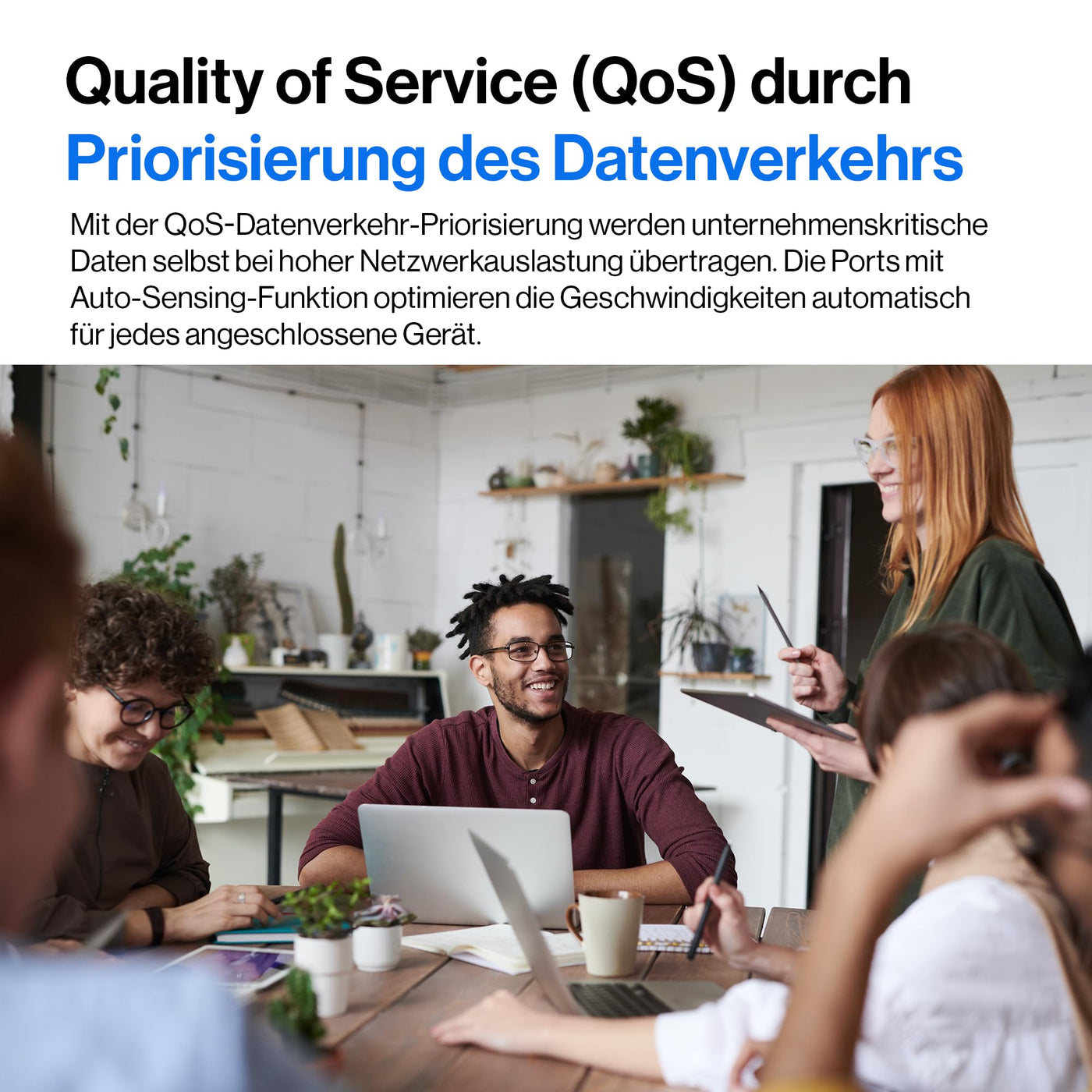 Linksys LGS124-EU 24-Port Unmanaged Gigabit-Netzwerk-Switch – Ethernet-Switch/Hub mit Metallgehäuse, Splitter – Platzierung an der Wand oder auf dem Schreibtisch im Büro oder zu Hause, Plug-and-Play