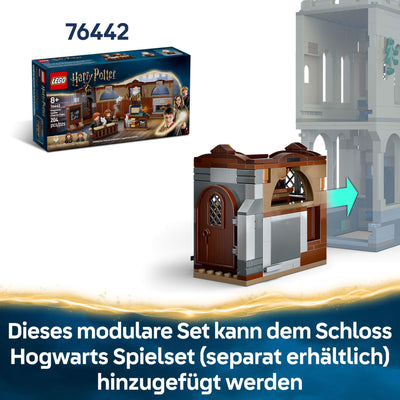 LEGO Harry Potter Schloss Hogwarts: Flugstunden, Abenteuer-Spielset mit 6 Minifiguren zum Sammeln, inkl. Draco Malfoy & Professor McGonagall, Rollenspiel Set für Jungen und Mädchen ab 9 Jahren 76447