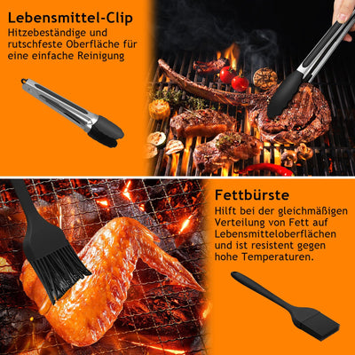 MILFECH Heißluftfritteuse Zubehör Airfryer Zubehör für Ninja Foodi AF300EU AF400EU 7.6L-9.5L und meisten Dual Zone Air Fryer, Air Fryer Accessories BPA-frei