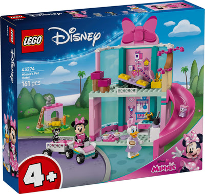 LEGO ǀ Disney Minnies Tierhotel – BAU- und Spielset zu Micky Maus Wunderhaus – Bauspielzeug für Vorschulkinder mit 2 Mini-Figuren – Geschenk für Mädchen und Jungen ab 4 Jahren – 43274