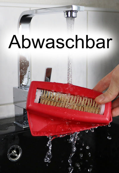 Crumpy Krümelbürste Tischroller Handstaubsauger für Auto Caravan Zuhause (Rot)