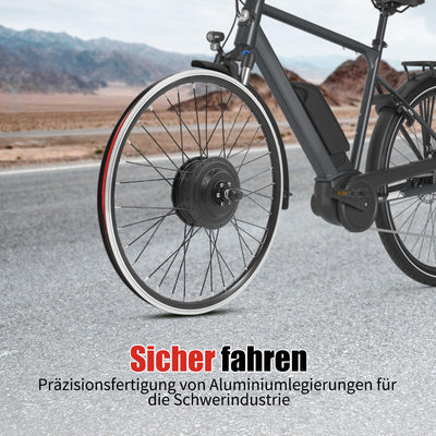 JINPRDAMZ 24 Zoll 500W 36V Ebike Umbausatz mit LCD Display, Frontmotor Fahrrad E-Bike Hub Umbausatz, E-Bike Vorderrad Umbausatz Kit Elektrofahrrad Umbausatz