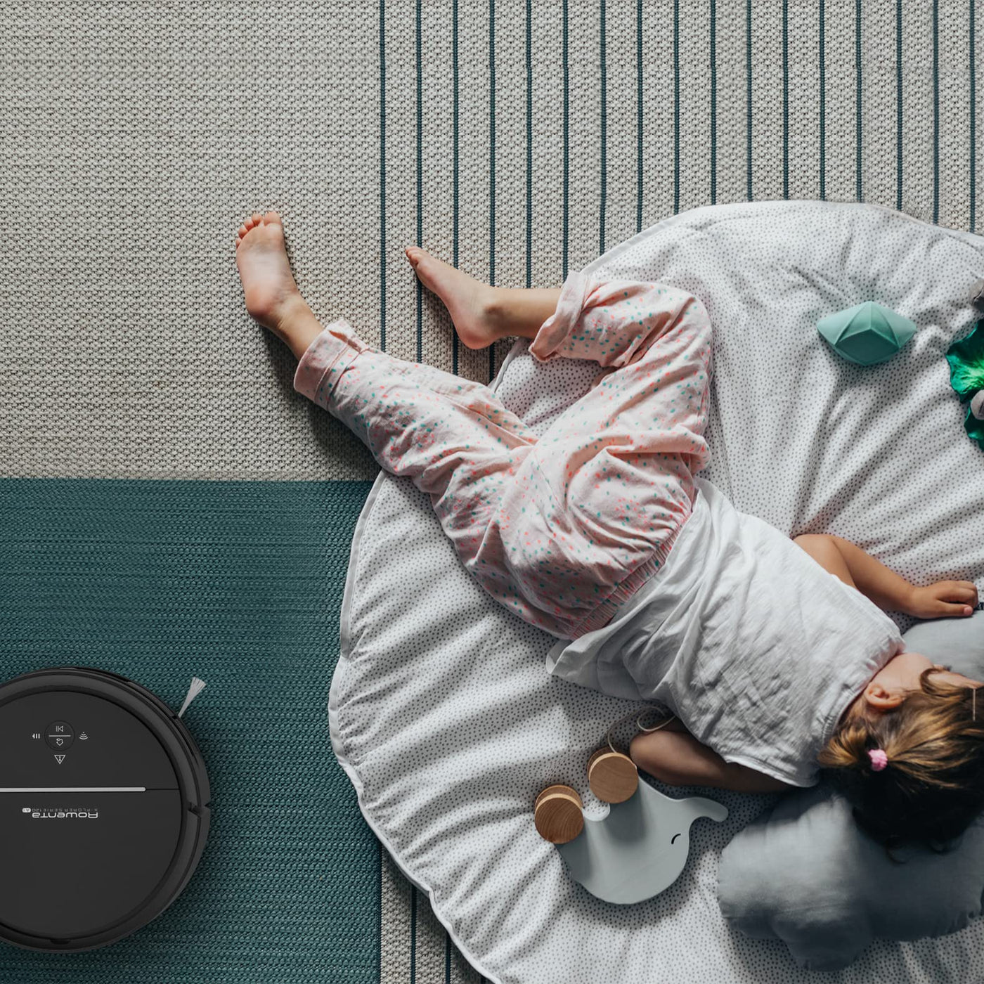 Rowenta RR7875 X-PLORER Serie 120 AI Saugroboter | Testergebnis "SEHR GUT" | Laser-Navigation | automatisches Reinigen | Steuerung per App | Saugen und Wischen | 120 Min. Laufzeit | 150 m² | Schwarz