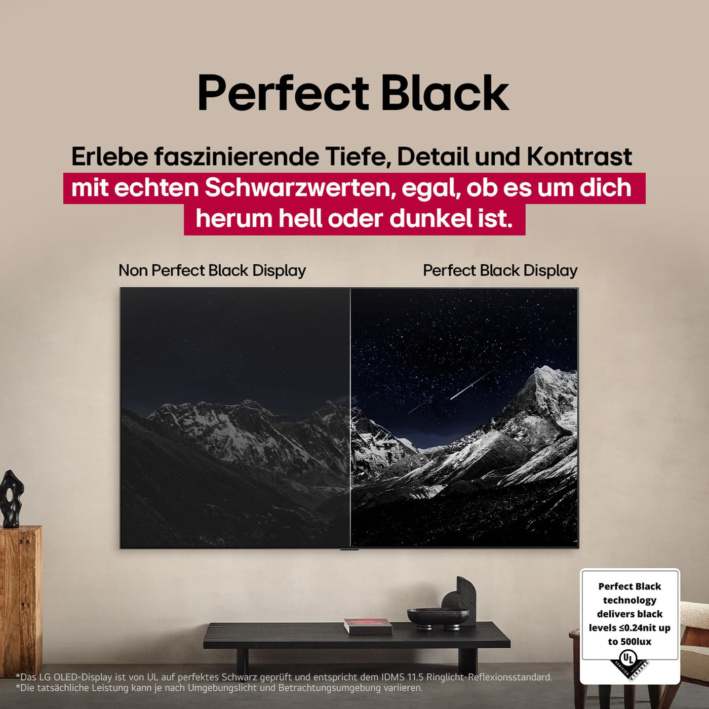 LG OLED65C5ELB TV 65 Zoll (165 cm) 4K OLED evo AI TV (α9 Gen8 4K AI Prozessor, webOS 25, 120Hz (VRR bis zu 144Hz)) [Modelljahr 2025]