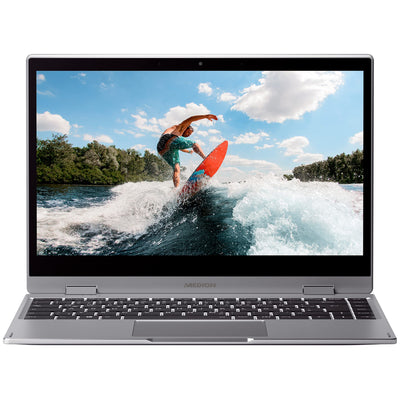 MEDION S14405 35,5 cm (14 Zoll) Full HD Touch Convertible Notebook (Intel Core i5-10210U, 16GB DDR4 RAM, 512GB SSD, USB 3.2 Typ-C, Intel UHD, Win 11 Home)