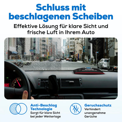Smart-Planet® Auto Luftentfeuchter Kissen 350gr für Innenraum wiederverwendbar mit Feuchtigkeitsanzeige gegen beschlagene Autoscheiben und unangenehme Gerüche