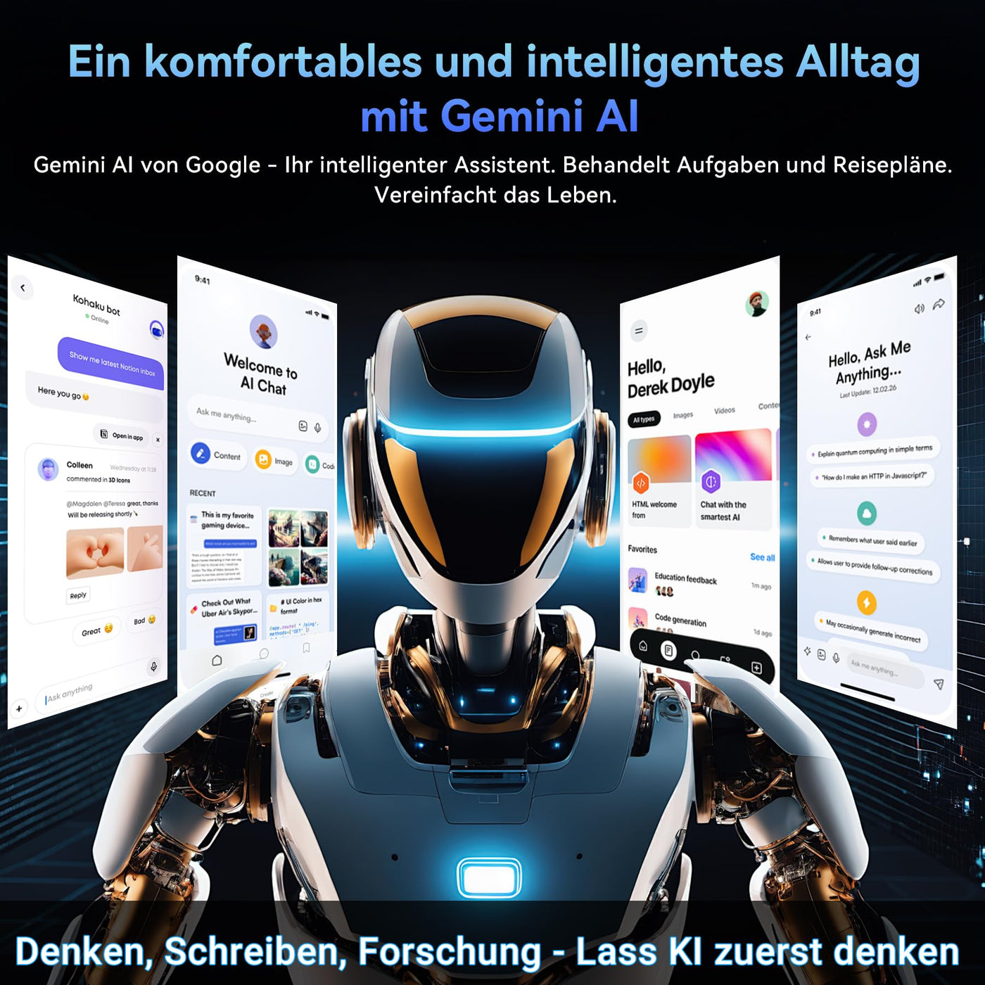 Tablet 2025 Das weltweit erste Android 16 Tablets mit Gemini AI, 11 Zoll FHD Display, 24GB RAM 128GB ROM / 2TB TF, 13MP Kamera, 8000mAh, Widevine L1, 5G WiFi, 2 in 1 - Tablet mit Tastatur und Stift