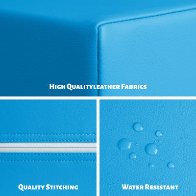 Wilwolfer Schaumstoff Bausteine Kinder Klettern Indoor: 6 Softbausteine Riesenbausteine Spielbausteine - Weiche Bausteine Baby Montessori Großbausteine Kletterspielzeug Outdoor Doppelte Treppe-Set