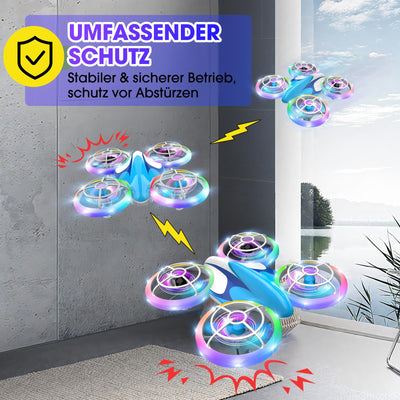 Nigecue Mini Drohne für Kinder Spielzeug ab 6 7 8 9 10+ Jahre, RC Flugzeug Drone mit 3 Akkus, 360°Flips, LED Lichter für Indoor Outdoor, Geschenk für Anfänger Jungen Mädchen