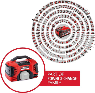 Einhell Hybrid-Kompressor PRESSITO Power X-Change (18 V, max. 11 bar, 31 cm Schlauchlänge, inkl. 3-tlg. Adapter-Set, ohne Akku)