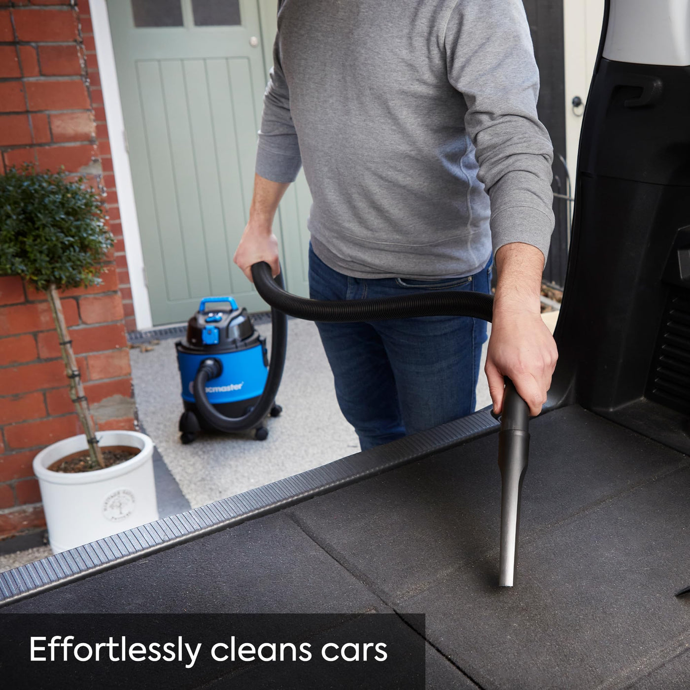 Vacmaster VQ1220PFC Nass Trockensauger Waschsauger Mehrzwecksauger Industriestaubsauger für Haus, Garage, Auto inkl. Patronenfilter, Vliesfilterbeutel 1250W 20L