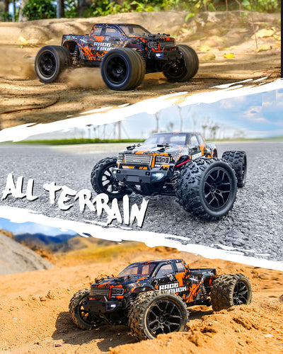 HAIBOXING Ferngesteuertes Auto 4WD RC Auto 36 km/h Hochgeschwindigkeits 1/18 Monstertruck 2.4GHz All Terrain Wasserdicht Rennauto Geländewagen, Crawler Spielzeug Geschenk für Kinder Erwachsene