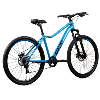 Goetze Sigma 27,5 x 2.10 Zoll Fahrrad für Jugendliche & Erwachsene | MTB Hardtail | 7-Gang Kettenschaltung | Mechanische Scheibenbremsen | Aluminiumrahmen 17" | Federgabel | ab 165 cm Körpergröße