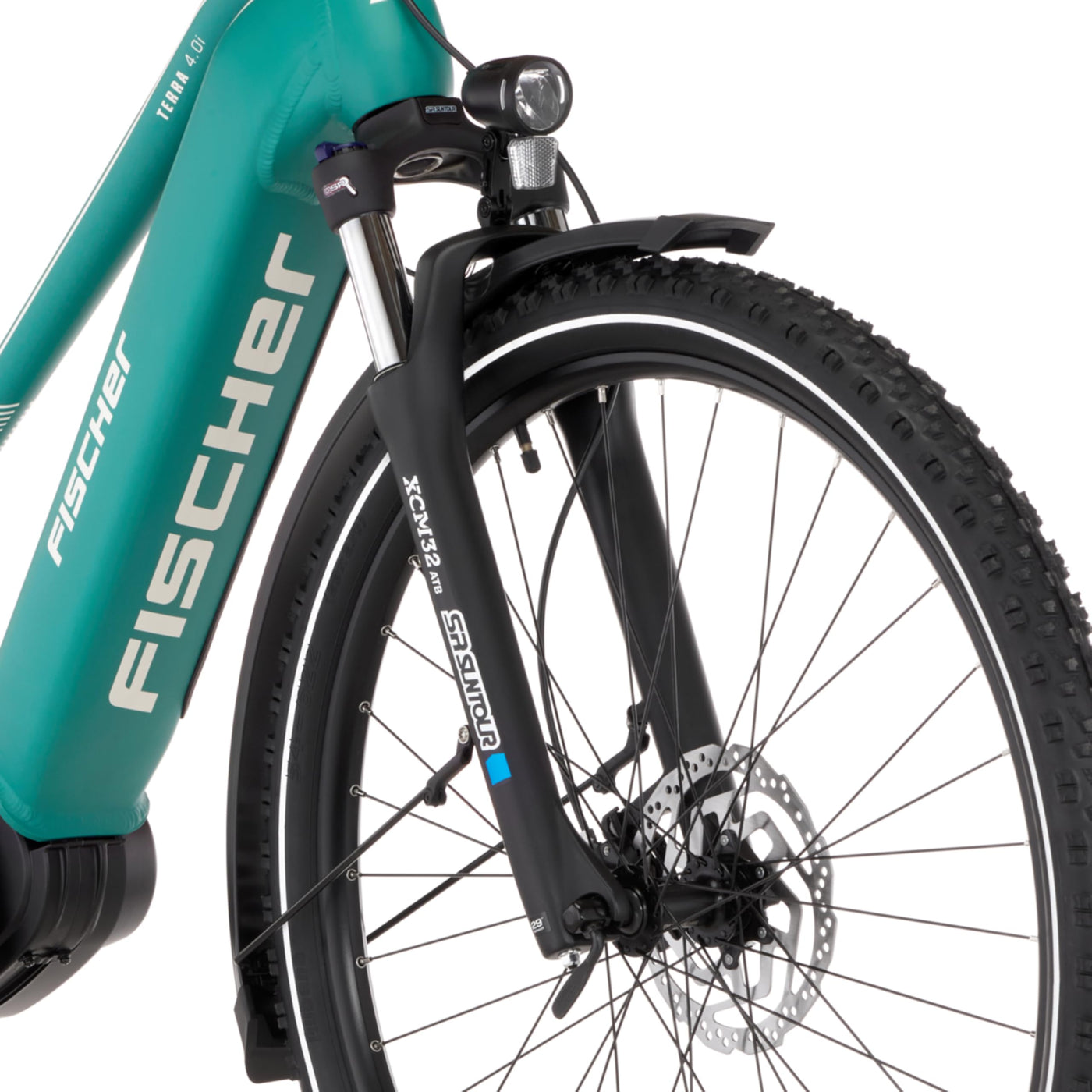 FISCHER E-Bike ATB Terra 4.0i Elektrofahrrad für Damen und Herren, RH 50, Mittelmotor 80 Nm, 36 V Akku, Adventure Green matt