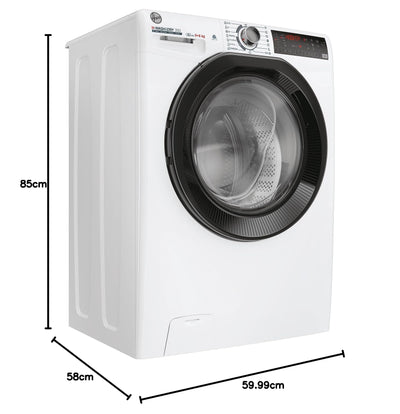 Hoover H-WASH&DRY 350 H3DPS4966TAMB6-S Waschtrockner/Energieeffizienzklasse D/A/Füllmenge Waschen 9 kg/Trocknen 6 kg/Active Steam Dampffunktion/Inverter Motor/WiFi & Bluetooth