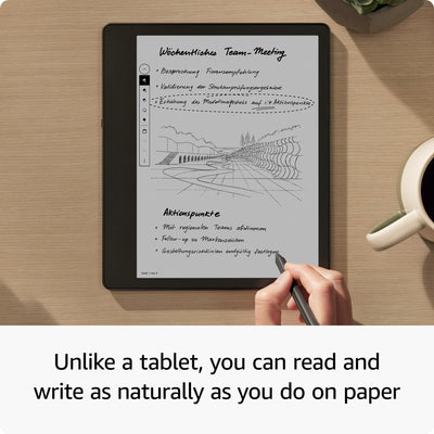 Kindle Scribe (16 GB) – der erste Kindle, der auch ein digitales Notizbuch ist – mit Paperwhite-Bildschirm (10,2 Zoll, 300 ppi) und Premium-Eingabestift + Kindle Unlimited