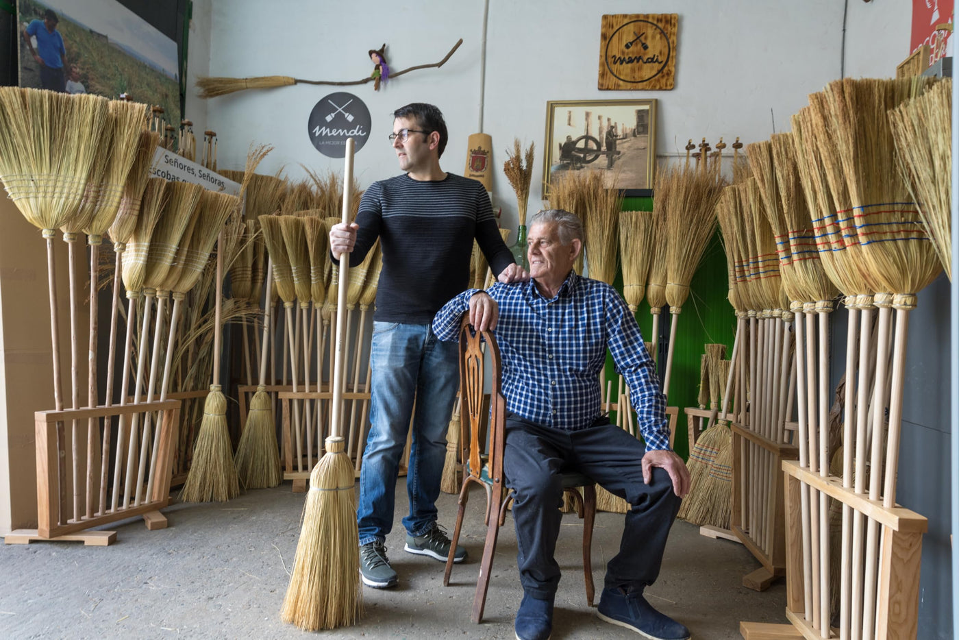 Mendi Hexenbesen Handwerklich 111 cm