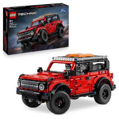 LEGO Technic Ford Bronco SUV Offroad-Fahrzeug – Modellauto mit aufklappbaren Türen, V6-Motor, Federung und Lenkung – Sammelmodell und Geschenk für Jungen ab 9 Jahren – 42213