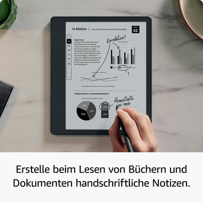 Kindle Scribe (64 GB) – der erste Kindle, der auch ein digitales Notizbuch ist – mit Paperwhite-Bildschirm (10,2 Zoll, 300 ppi) und Premium-Eingabestift + Kindle Unlimited