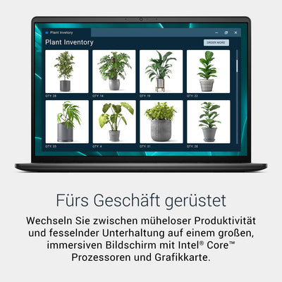 Dell 16 Laptop DC16250 – 16" FHD+ (1920x1200) Display, Intel Core 7 Series 1, Intel UHD Grafik, 16GB DDR5 RAM, 1TB SSD, Windows 11 Home, Fingerabdrucksensor, QWERTZ Tastatur – Schwarz