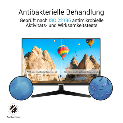 ASUS Eye Care VY279HGR - 27 Zoll Full HD Monitor - 120 Hz, 1ms MPRT, AdaptiveSync, GameFast Input - IPS Panel, Vesa 100x100, 16:9, 1920x1080, HDMI, D-Sub