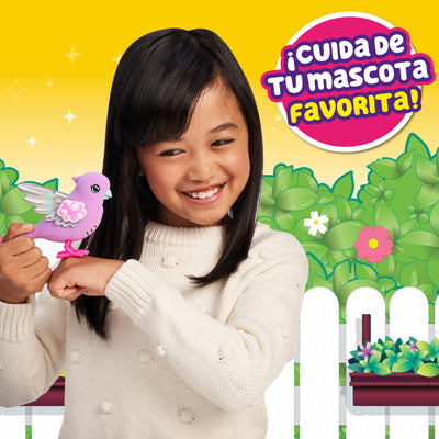 Little Live Pets Parlanchino-Vogelkäfig, interaktives Haustier mit mehr als 20 Geräuschen und Reaktionen, wiederholt das, was Sie Sagen, mit Aufbewahrungsbox, für Kinder ab 5 Jahren, berühmt