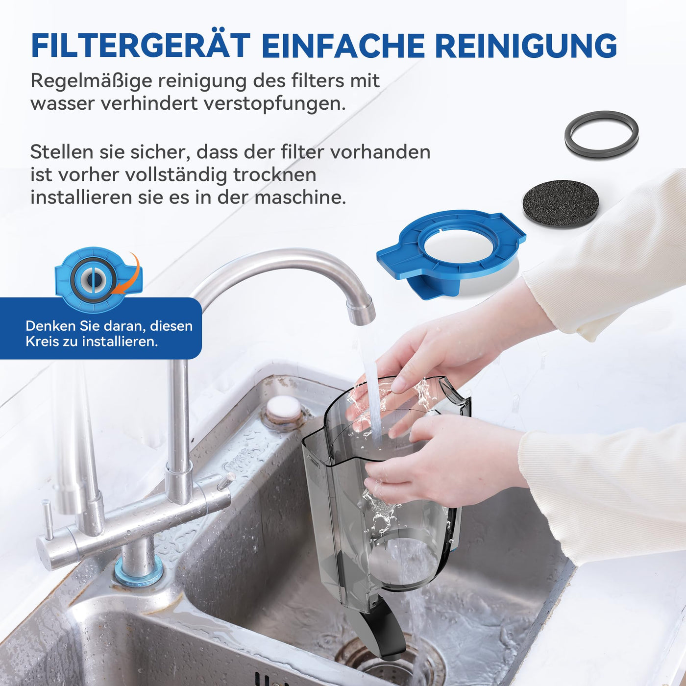 Staubsauger, Stielstaubsauger mit Kabel Handstaubsauger 20Kpa 600W, 3 in 1 Staubsauger Beutellos mit 5m Kabel, Staubsauger ohne Beutel Vacuum Cleaner Anti-Tangle für Tierhaare Teppich Harter Böden