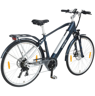smartEC TrekX-MH E-Bike Trekking Herren 250W Mittelmotor Li-Ion-Akku 36V/13Ah Elektrofahrrad 28 Zoll Reichweite 90km bis 25 km/h Trekking City