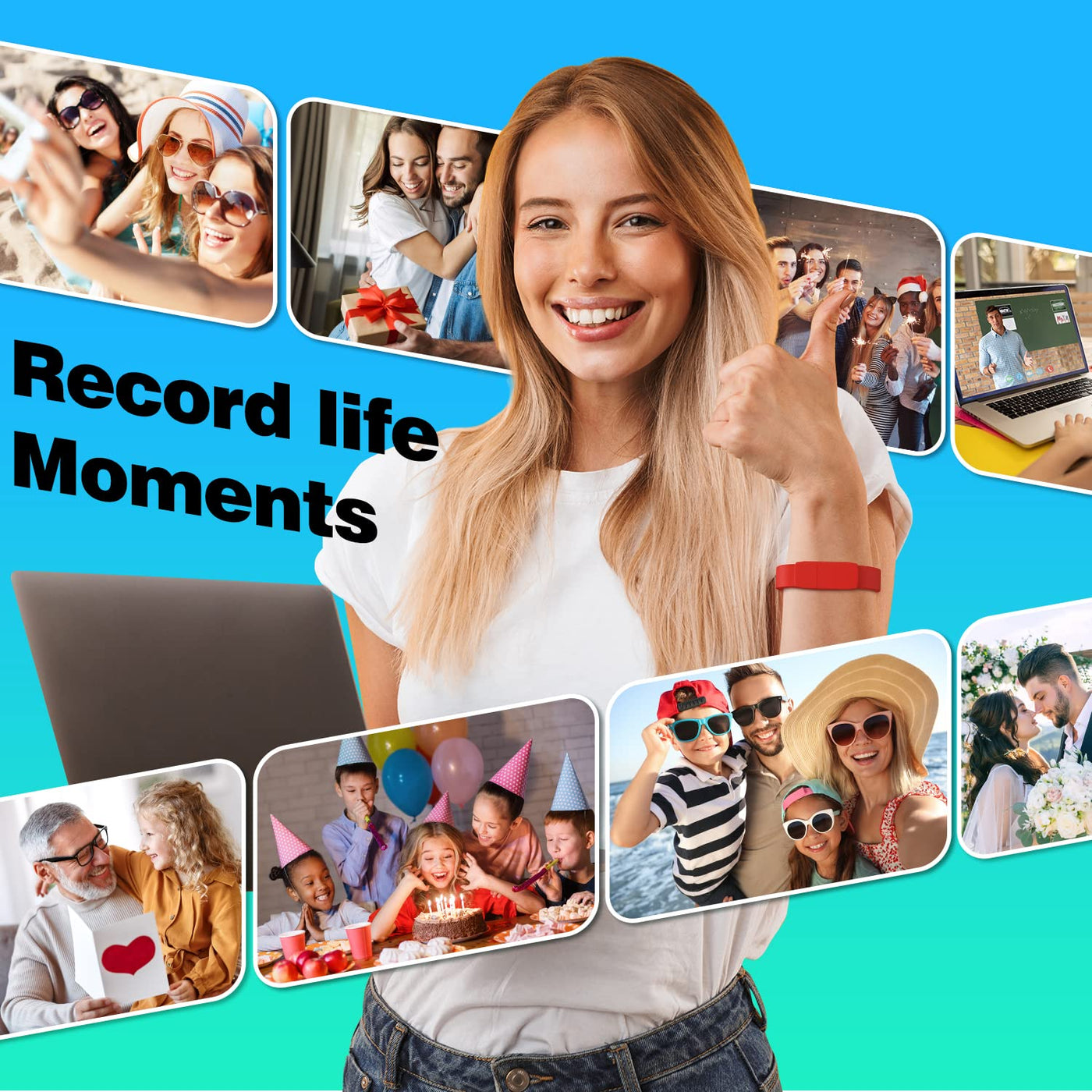 USB Stick 8GB 10 Stück Speichersticks Armband Bunt USB 2.0 Memory Sticks 8 GB 10er Pack Mehrfarbige Flash Drives Datenspeicher Pendrive USB 2.0 Flash Laufwerk for by FEBNISCTE