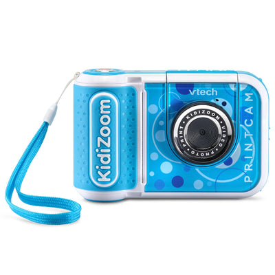 Vtech KidiZoom Print Cam blau – Sofortbild-Kinderkamera mit Druckfunktion,Selfie- und Videofunktion,Effekten,Spielen u. v. m. Für Kinder von 4-12 Jahren