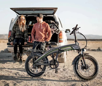 SachsenRAD E-Folding Bike Klapprad F6 Safari 20 Zoll Fatbike StVZO | 85N.M Bafang Geländemotor | Interne Kabelführung | Hochwertige Eloxierung | Ebike Elektrofahrräder Klappbar Pedelec e-Fatbike