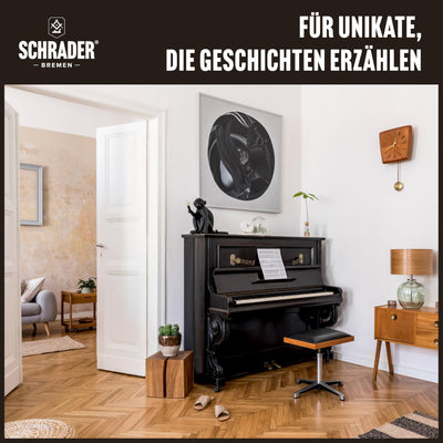 Schrader Premium Baumwolltuch - Poliertuch für alle Oberflächen, Möbel, Kleidung, Leder, Holz - cremefarben - 25x33cm - 3 Stück
