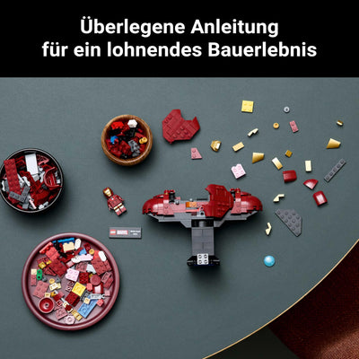 LEGO ǀ Marvel Iron Man MK4 Büste - Bauset für Erwachsene zum Ausstellen inkl. Tony Stark Minifigur, mit einziehbaren Kanonen und einem drehbaren Kopf - Sammlerstück & Geschenkidee für Fans - 76327
