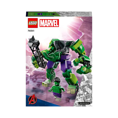 LEGO 76241 Marvel Hulk Mech, Action-Figur des Avengers Superhelden, sammelbares Spielzeug zum Bauen für Jungen und Mädchen ab 6 Jahren