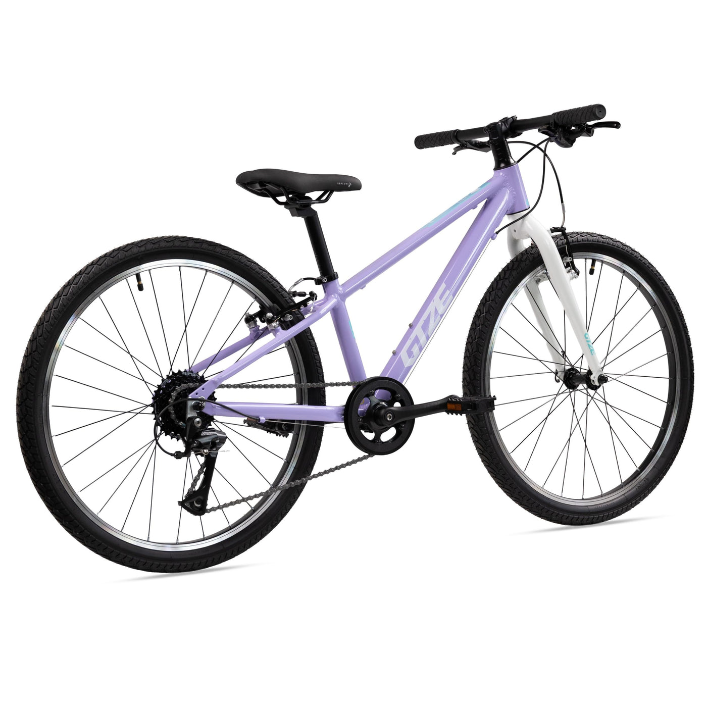 Goetze Light 24 Zoll Kinderfahrrad | Superleichtes MTB Hardtail | 8-Gang Kettenschaltung mit Drehschalter | V-Bremse vorne & hinten | Alurahmen 11" | ab 120 cm Körpergröße