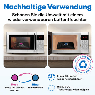 Smart-Planet® Auto Luftentfeuchter Kissen 350gr für Innenraum wiederverwendbar mit Feuchtigkeitsanzeige gegen beschlagene Autoscheiben und unangenehme Gerüche