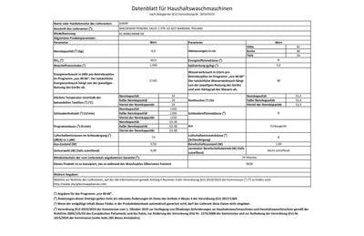 Sharp ES-NIB814BWB-DE Einbau-Waschmaschine Frontlader, B (A bis G), 8 kg, 1400 U/min, 15 Programme inkl. 15 min Kurzprogramm, AquaStop, Weiß
