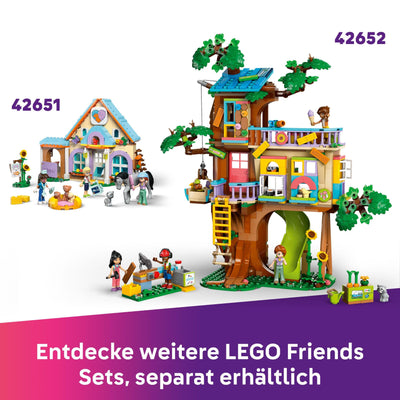 LEGO Friends Tierarztpraxis für Pferde und Haustiere - Pferdespielzeug für Mädchen und Jungen mit 3 Figuren und 5 Tierfiguren - Kreatives Spielset - Geschenk für Kinder ab 7 Jahren 42651