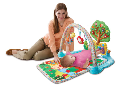 Vtech Baby Musik-Spieldecke – Babydecke mit Spielbogen – Mit 4 abnehmbaren Spielelementen, bunten Klaviertasten und Melodien – Für Kinder von 0-24 Monaten